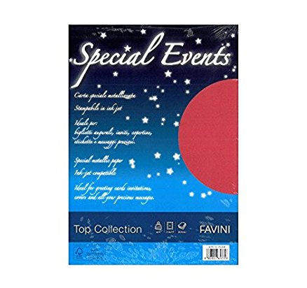 Carta special events rosso 120gr