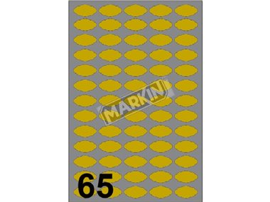 Etichette Markin oro ovali LGR330
