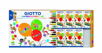 giotto mini pencils party set
