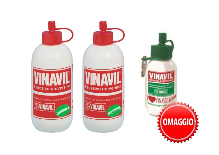 vinilica-vinavil-2x100-vinavillino-portachiave-gratis